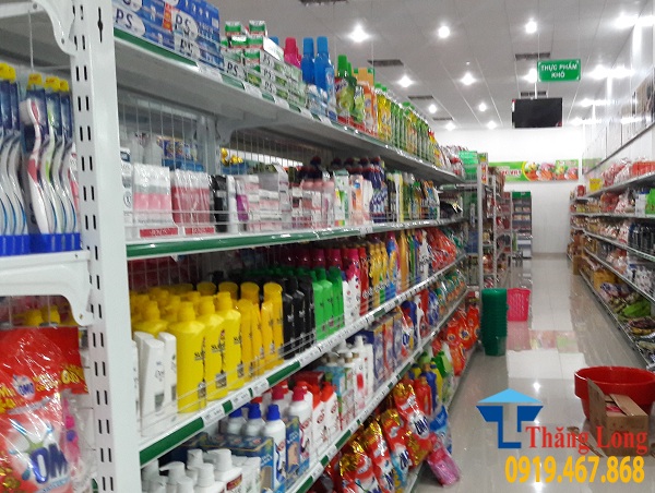 Lắp đặt giá kệ siêu thị mini tại Sơn la