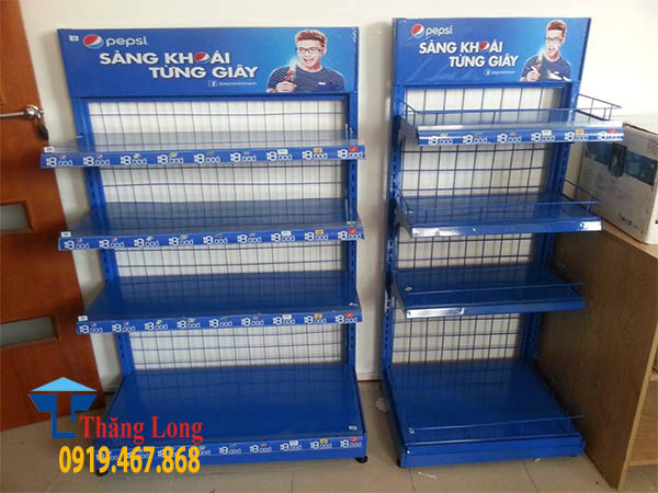 Gia c&ocirc;ng kệ quảng c&aacute;o c&oacute; g&igrave; kh&aacute;c kệ trưng b&agrave;y th&ocirc;ng thường 