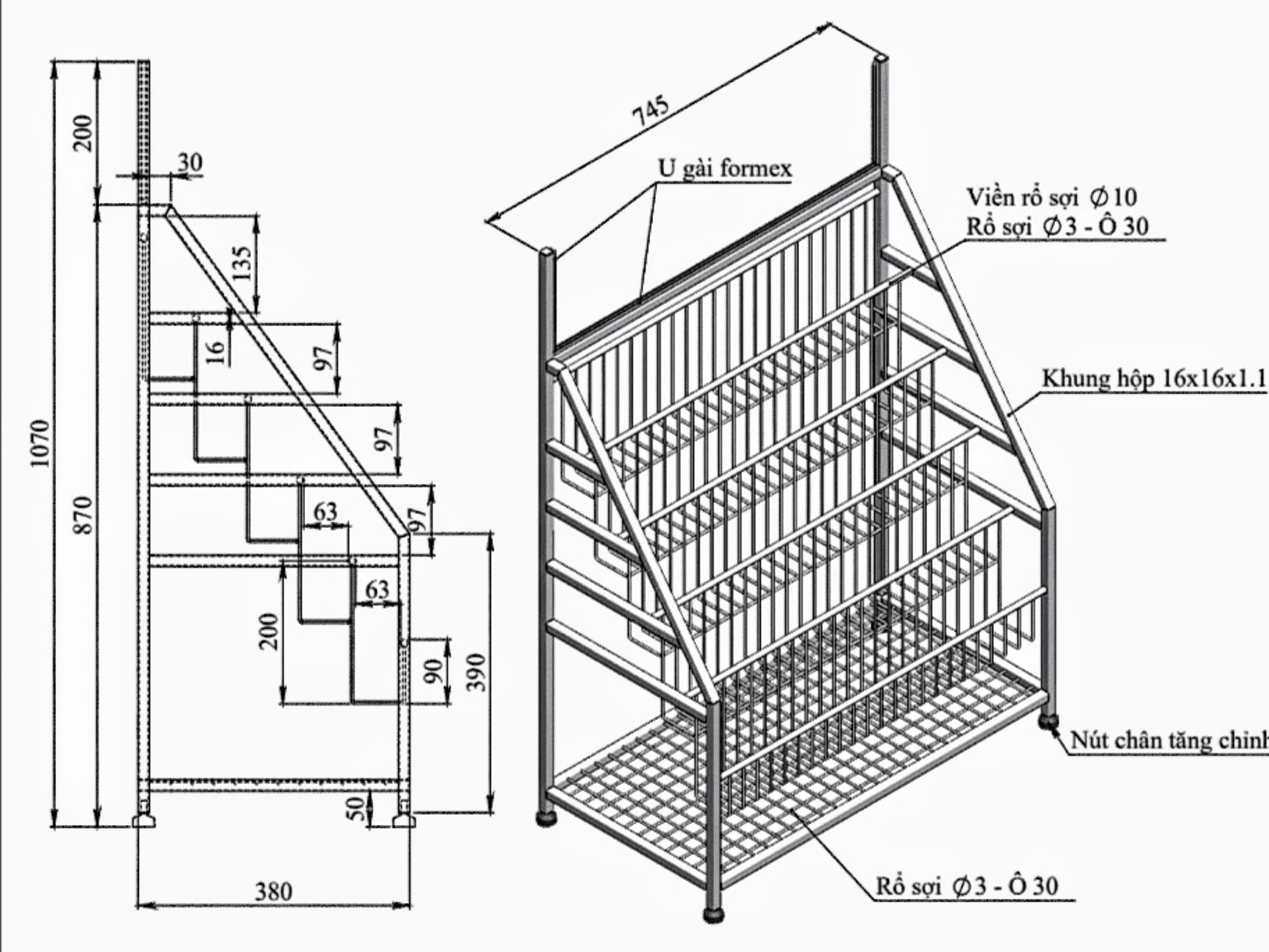 Kệ để sách báo, tạp chí