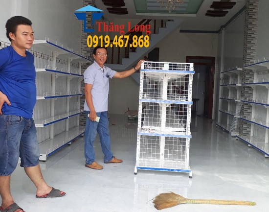 Lắp đặt giá kệ cho siêu thị mini tại nhà anh Thanh Tp Hải Dương