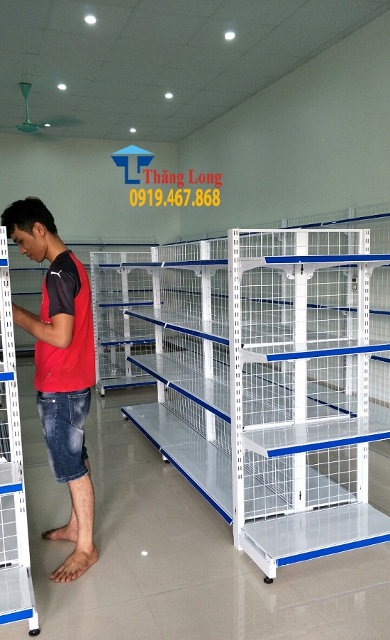 Lắp đặt giá kệ siêu thị tại Chỉ Đạo Văn Lâm Hưng Yên