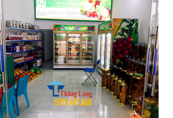 Lắp đặt kệ cho cửa hàng thực phẩm sạch tại Ngọc Lặc Thanh Hóa