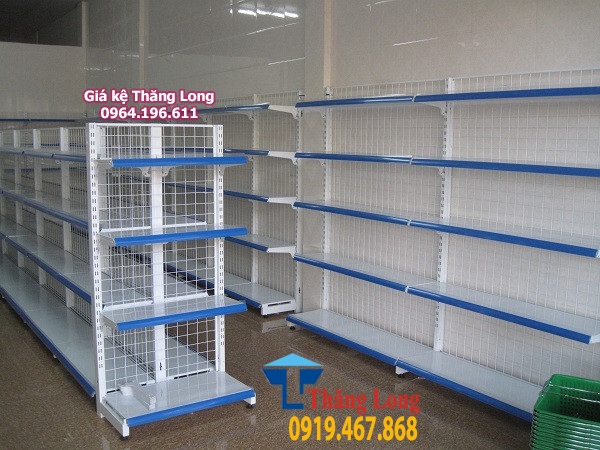 Một số loại kệ siêu thị được dùng trong siêu thị