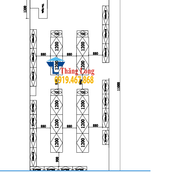 Setup giá kệ bày hàng tại Iagrai Gia Lai 