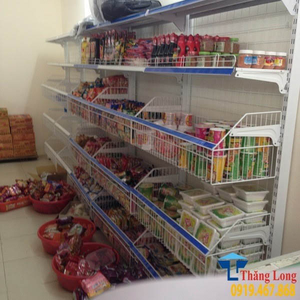 Thăng Long sản xuất, lắp đặt kệ siêu thị Miền Tây chất lượng, giá tốt