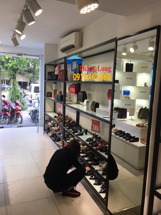 Kệ shop giày dép thanh lý