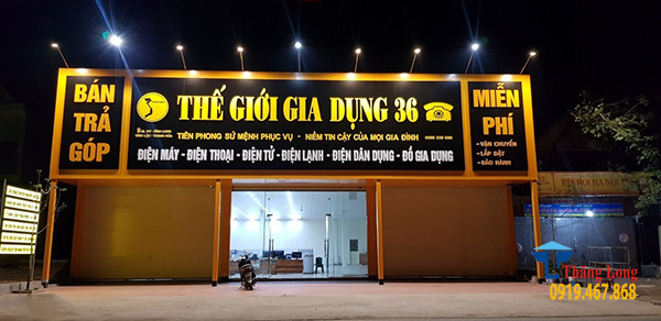 Dự án cung cấp và lắp đặt giá kệ bày hàng tại Thế Giới Gia Dụng 36 - Thanh Hóa