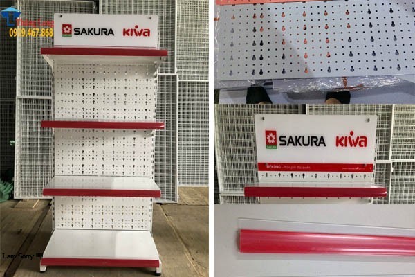 Hoàn thiện dự án cung cấp kệ quảng cáo Sakura - Kiwa
