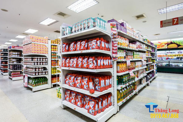 giá kệ siêu thị tại Cà Mau
