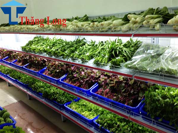 kệ trưng bày rau củ quả đẹp 