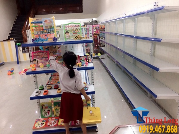 Thăng Long cung cấp giá kệ siêu thị trưng bày đồ chơi tại Thanh Hóa uy tín