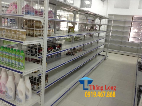 Thăng Long cung cấp giá kệ bày hàng siêu thị chất lượng