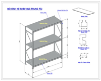 Công dụng kệ kho hàng hạng trung