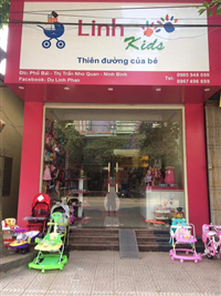 Lắp đặt siêu thị mẹ và bé Linh Kids tại phố Bái, thị trấn Nho Quan, Ninh Bình