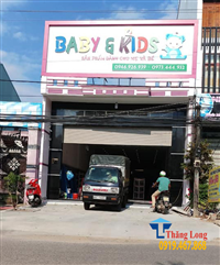 Lắp đặt và bàn giao kệ cho cửa hàng Baby Kid - Đắk Tô - Kon Tum