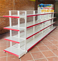 Nên mua kệ lưới siêu thị đơn hay kệ đôi cho siêu thị mini?