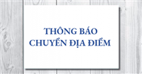 Thông báo chuyển địa điểm văn phòng và kho xưởng