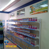 Tư vấn thiết kế và setup hệ thống cửa hàng trưng bày sữa vinamilk