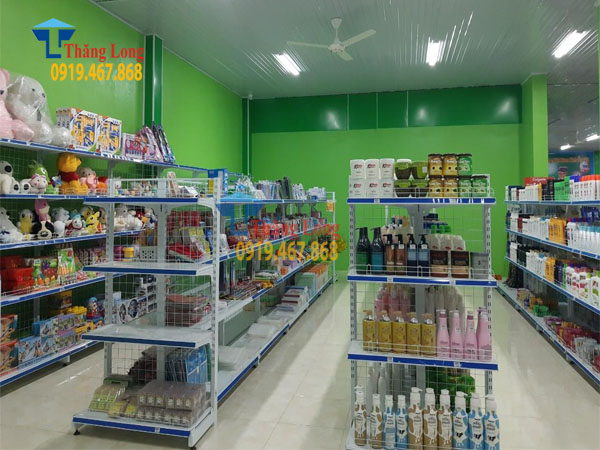 Thiết kế và lắp đặt kệ siêu thị tại Tuyên Quang