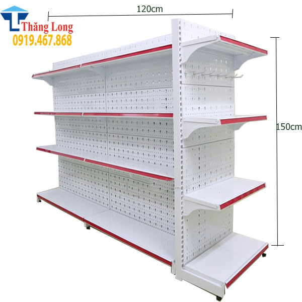 Kệ siêu thị tôn đục lỗ có những ưu điểm gì