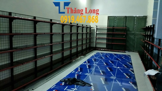 Kệ đơn siêu thị chất lượng giá rẻ tại Thăng Long