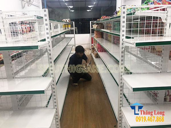 Giá kệ Thăng Long xuất khẩu giá kệ siêu thị sang thị trường Campuchia